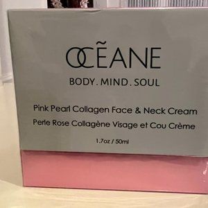 Oceane Pink Pearl Collagen Face & Neck Cream 50ml/1.7fl.oz. NIB Sealed